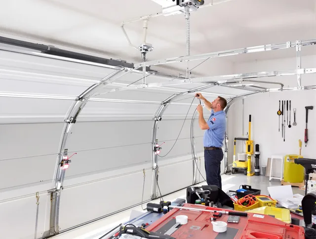 Garage door cable repair service by Cerritos Garage Door Repair in Cerritos