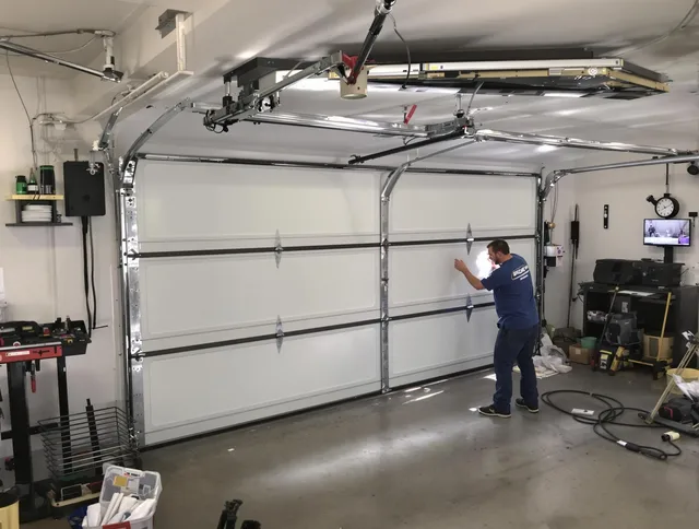 Professional garage door repair service by Cerritos Garage Door Repair in Cerritos