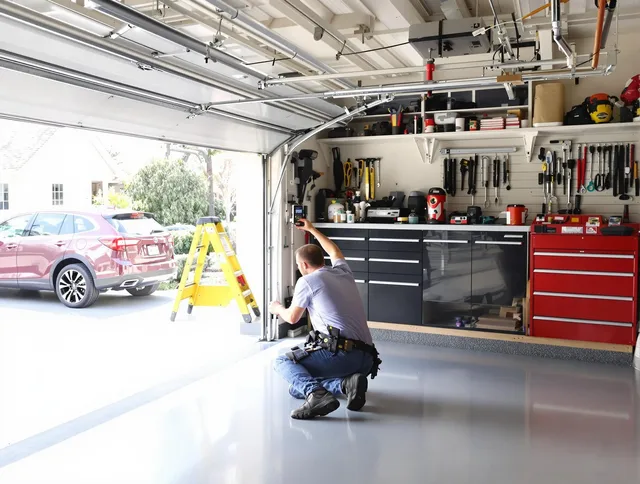 Local garage door repair service by Cerritos Garage Door Repair in Cerritos