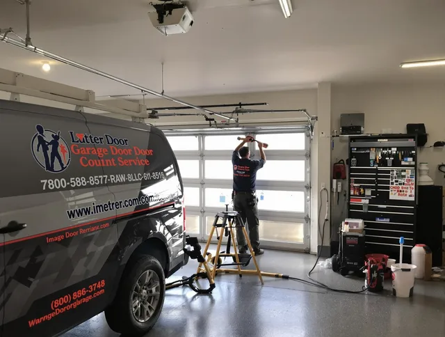 Cerritos Garage Door Repair team performing same-day garage door repair in Cerritos